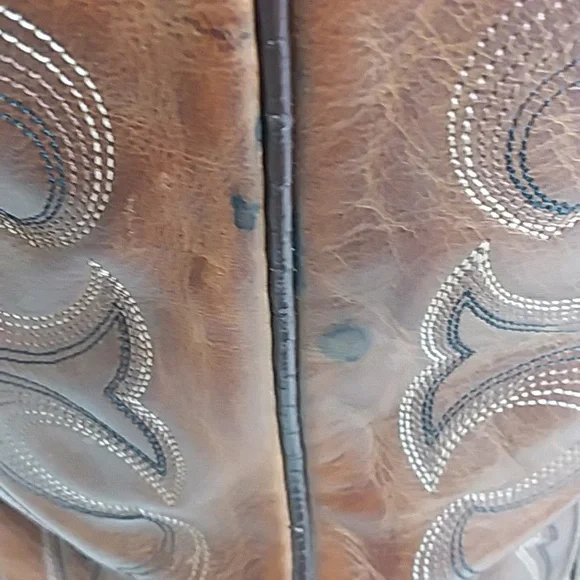 Tony Lama Mens Western Cowboy Boots - Picture 6 of 9